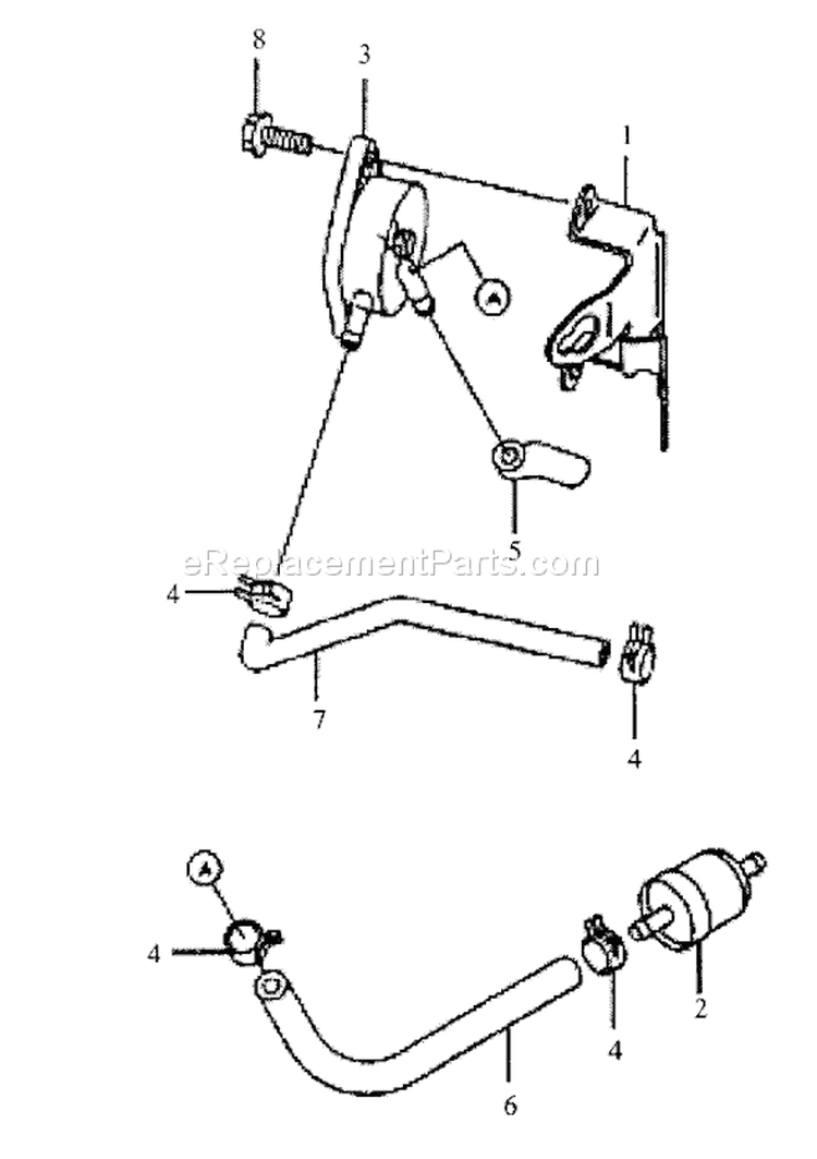 Page O Diagram and Parts List for 1748F 55AF3DAM195 MTD Lawn Mower