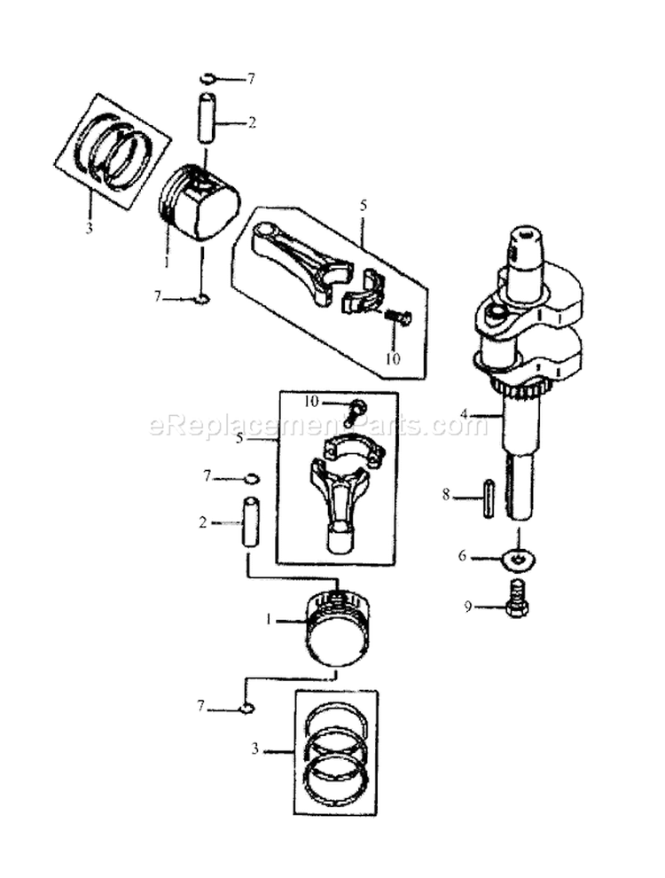 Page Q Diagram and Parts List for 1748F 55AF3DAM195 MTD Lawn Mower