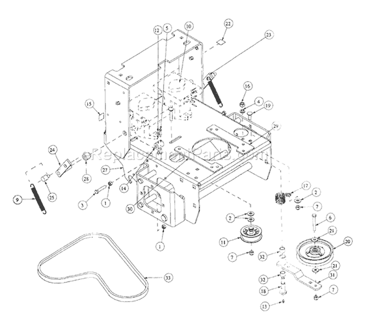 Page E Diagram and Parts List for 1748F 55AF3DAM195 MTD Lawn Mower