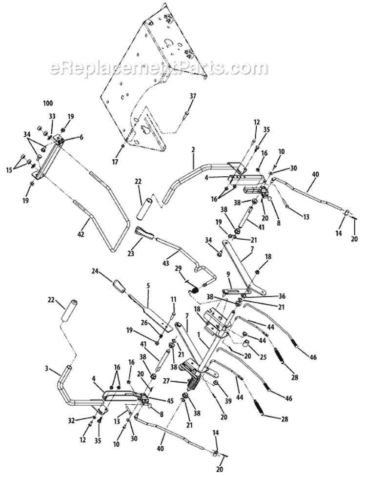 Page G Diagram and Parts List for 17AD2ACP004 RZT-50 2008 MTD Lawn Tractor
