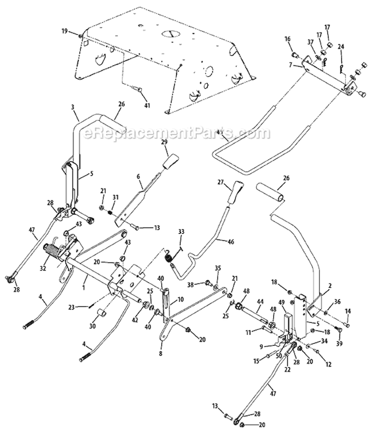 Page A Diagram and Parts List for 17AE2ACG105 2009 MTD Lawn Tractor