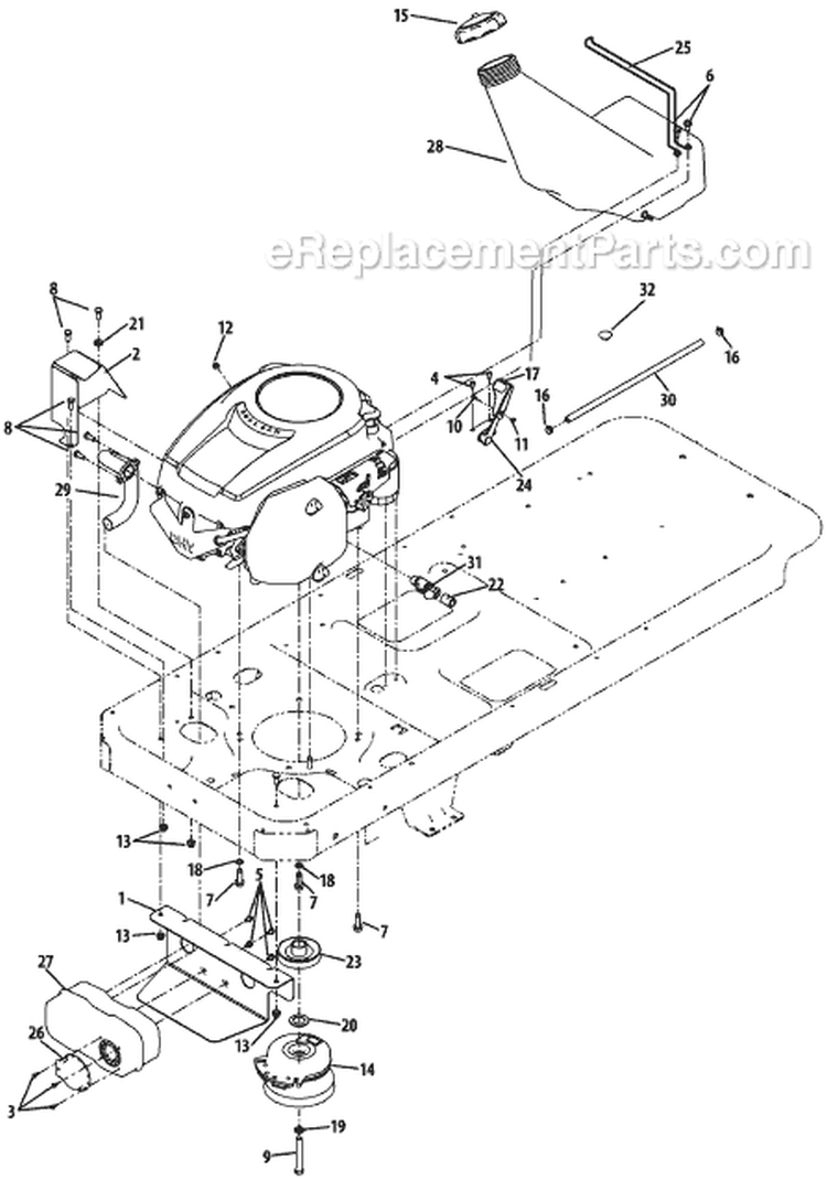 Page D Diagram and Parts List for 17AE2ACG105 2009 MTD Lawn Tractor