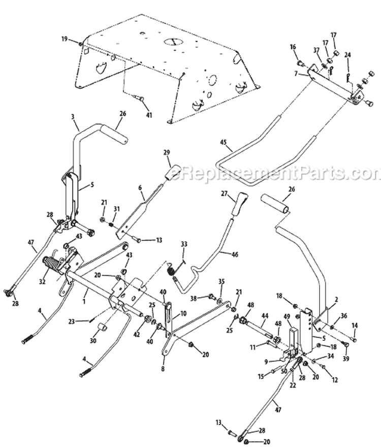Page A Diagram and Parts List for 17AF2ACP929 2009 MTD Lawn Tractor
