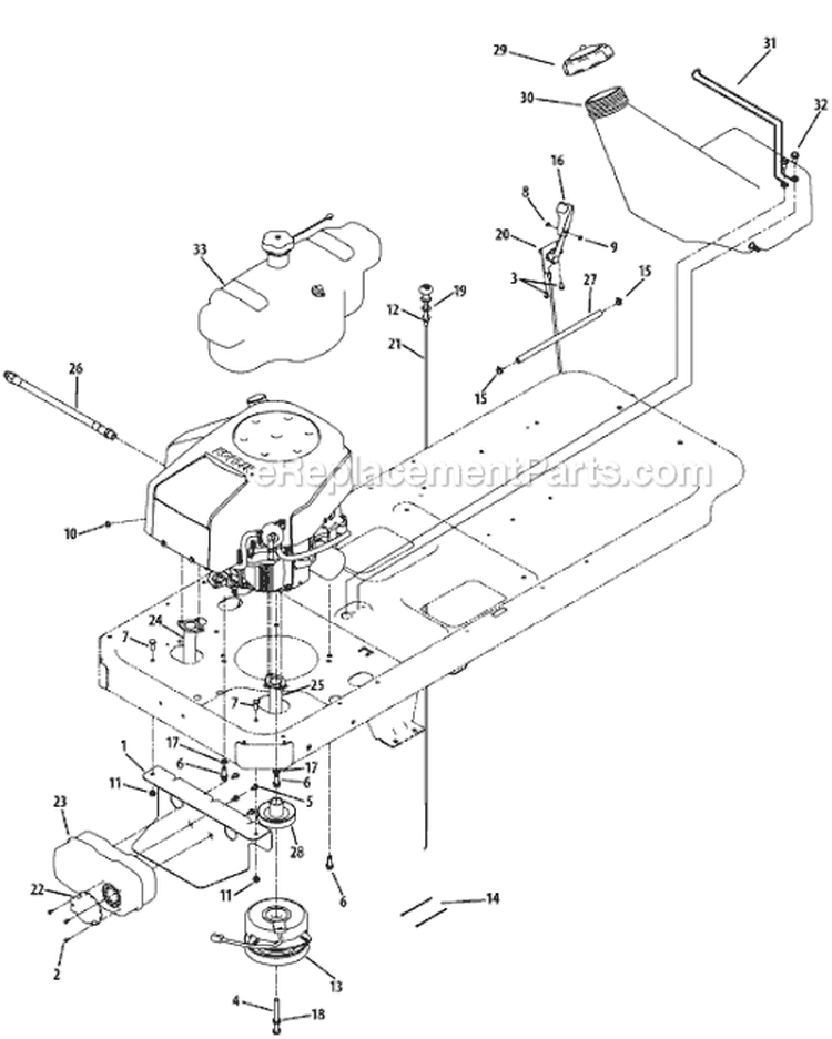 Page D Diagram and Parts List for 17AF2ACP929 2009 MTD Lawn Tractor
