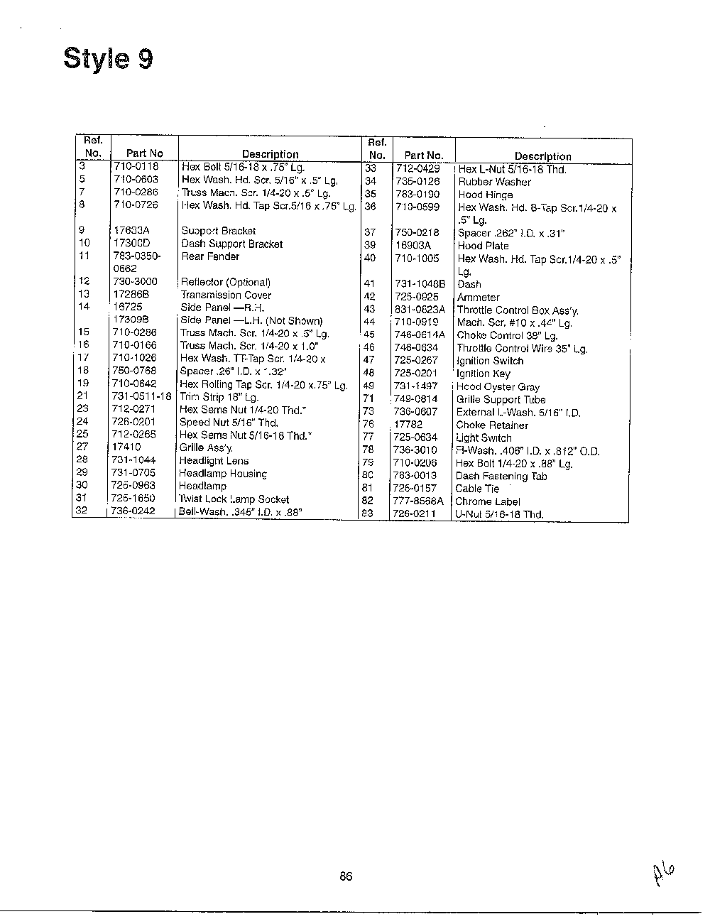 Engine/electrical page 3 Diagram and Parts List for SKU3204601  MTD Lawn Tractor