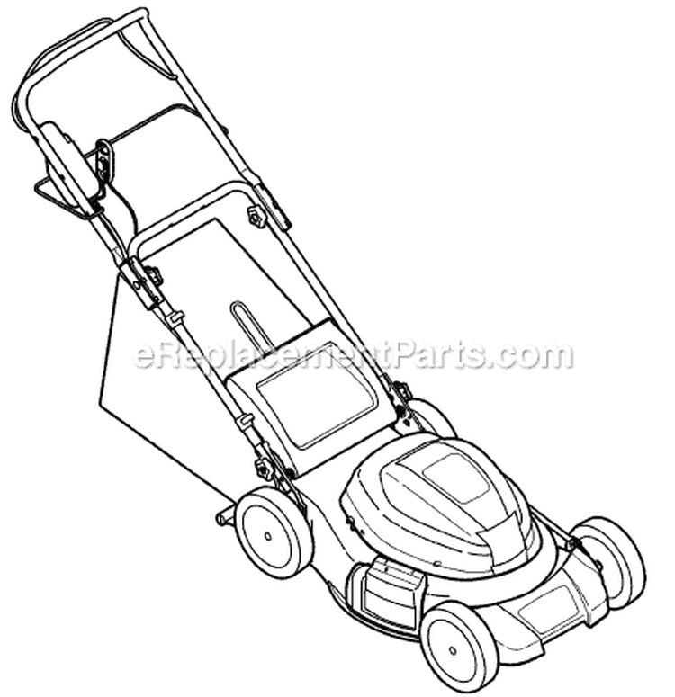 Page B Diagram and Parts List for 18A-182-000 2009 MTD Lawn Mower