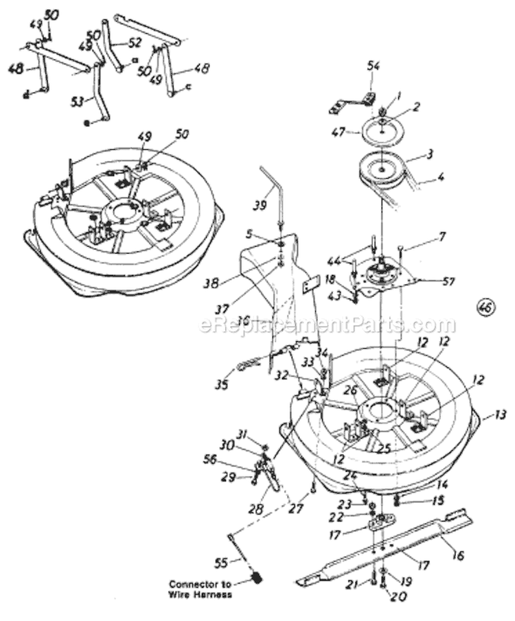 Page A Diagram and Parts List for 190-794-000 1989 MTD Lawn Tractor