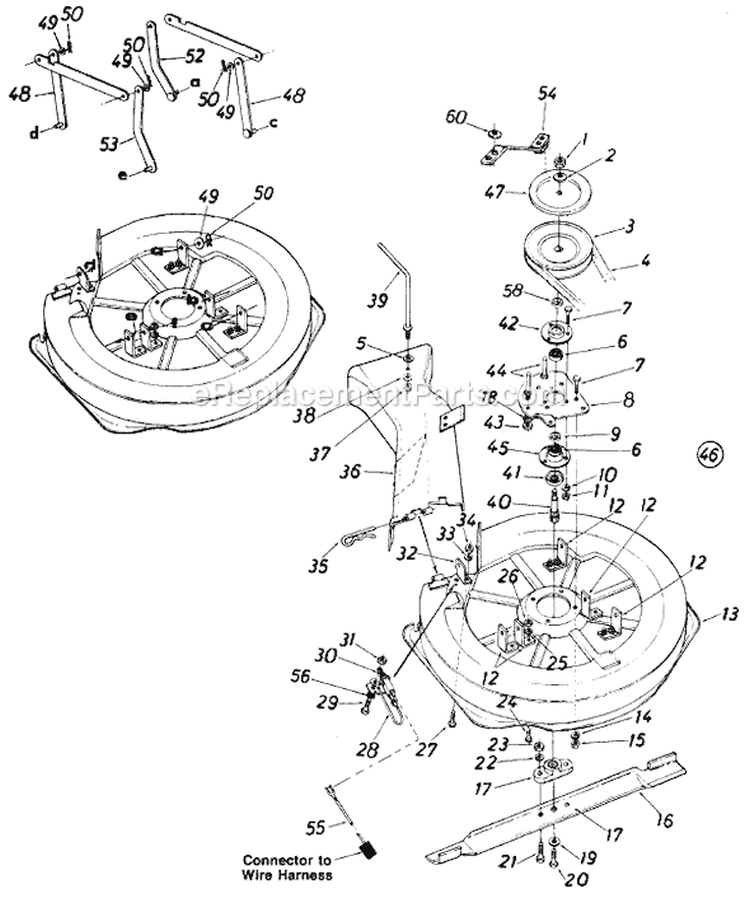 Page A Diagram and Parts List for 190-799-054 1987 MTD Lawn Tractor
