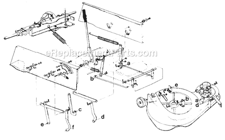 Page B Diagram and Parts List for 195-802-754 1985 MTD Lawn Tractor