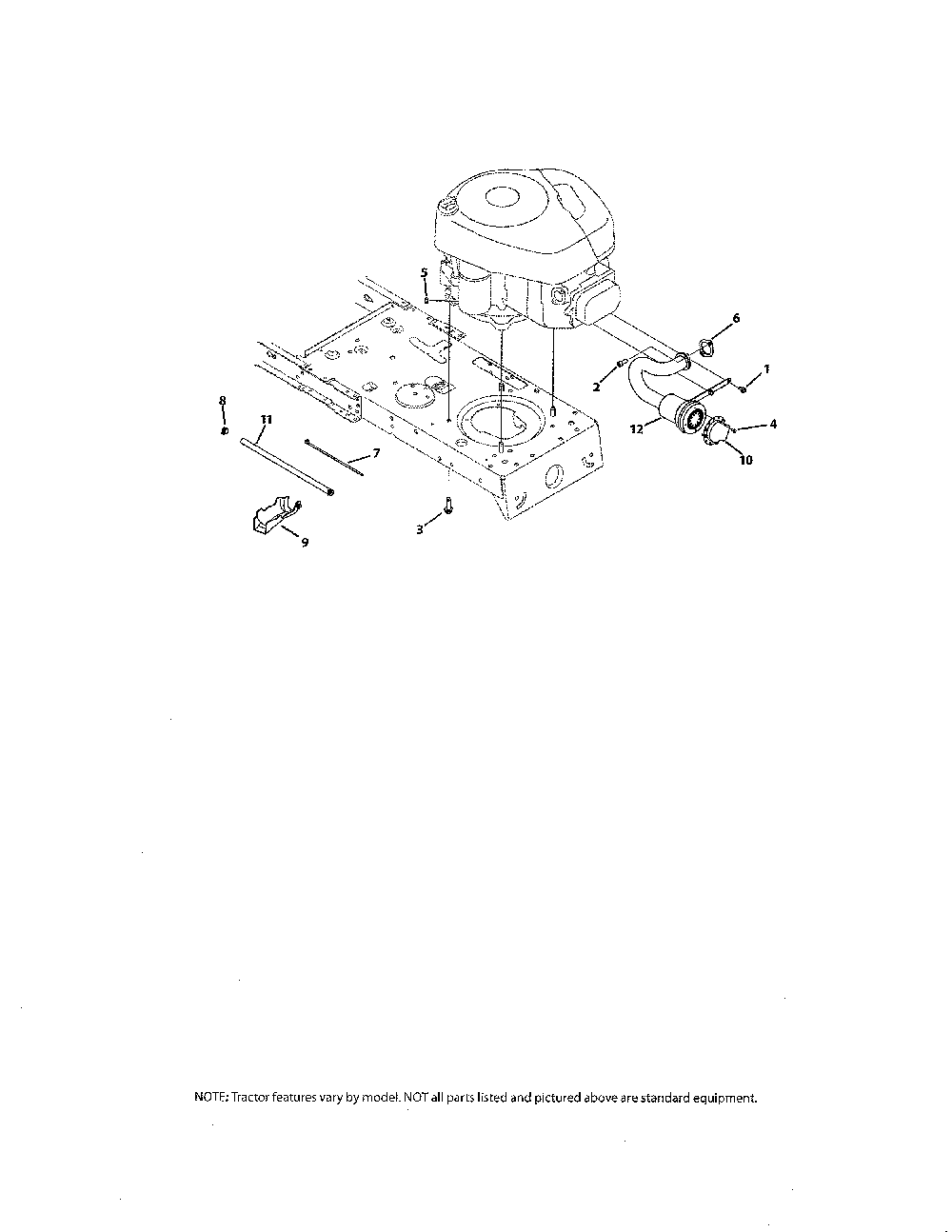 B&s model 21 Diagram and Parts List for 13AX775H031  MTD Lawn Tractor