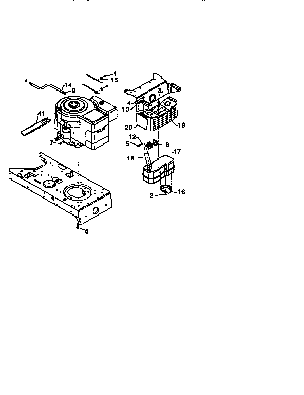 Overhead valve Diagram and Parts List for 13AS695G118  MTD Lawn Tractor