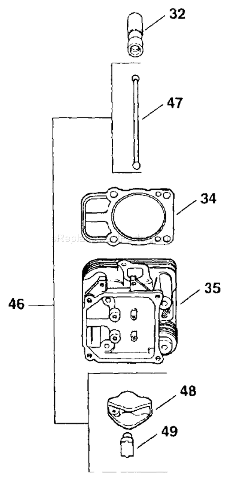 Page O Diagram and Parts List for 2054F 55AF3B6K195 MTD Lawn Mower