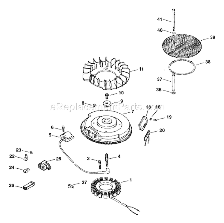 Page P Diagram and Parts List for 2054F 55AF3B6K195 MTD Lawn Mower