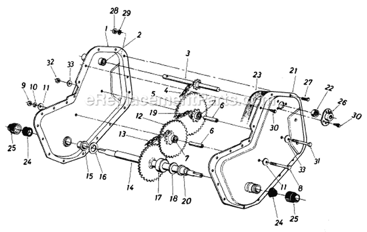 Page B Diagram and Parts List for 210-405-031 1990 MTD Tiller