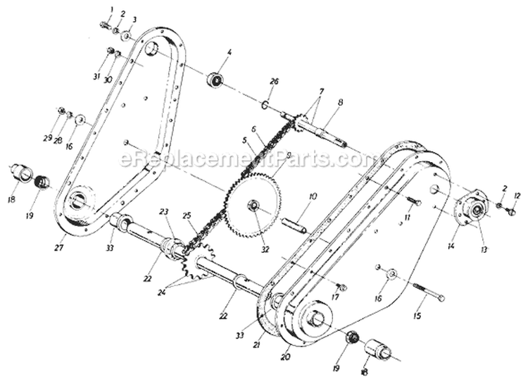 Page A Diagram and Parts List for 211-310-019/821-065 1991 MTD Tiller