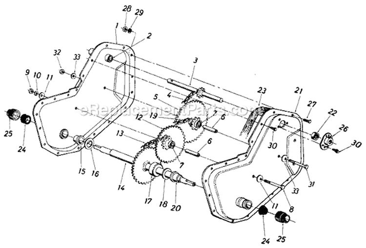 Page A Diagram and Parts List for 211-405-009 1991 MTD Tiller