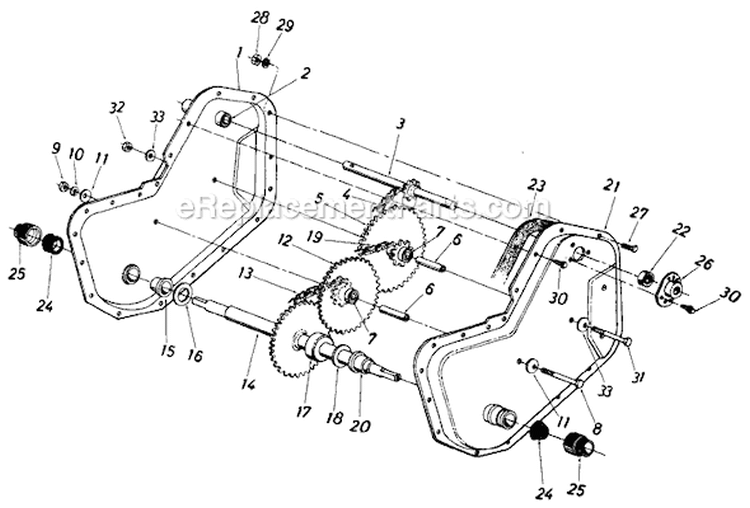 Page A Diagram and Parts List for 211-405-013 68506 -1991 MTD Tiller