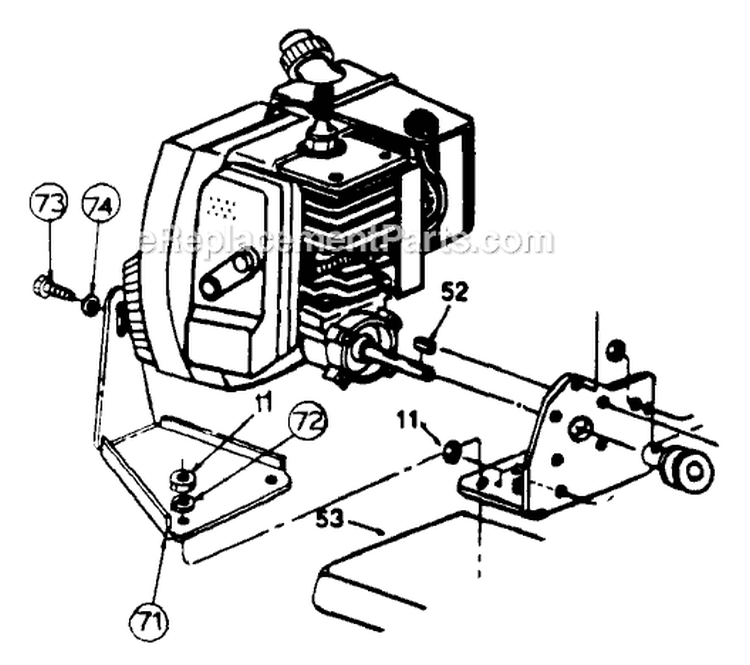 Page C Diagram and Parts List for 212-020-136 473311 -1992 MTD Tiller