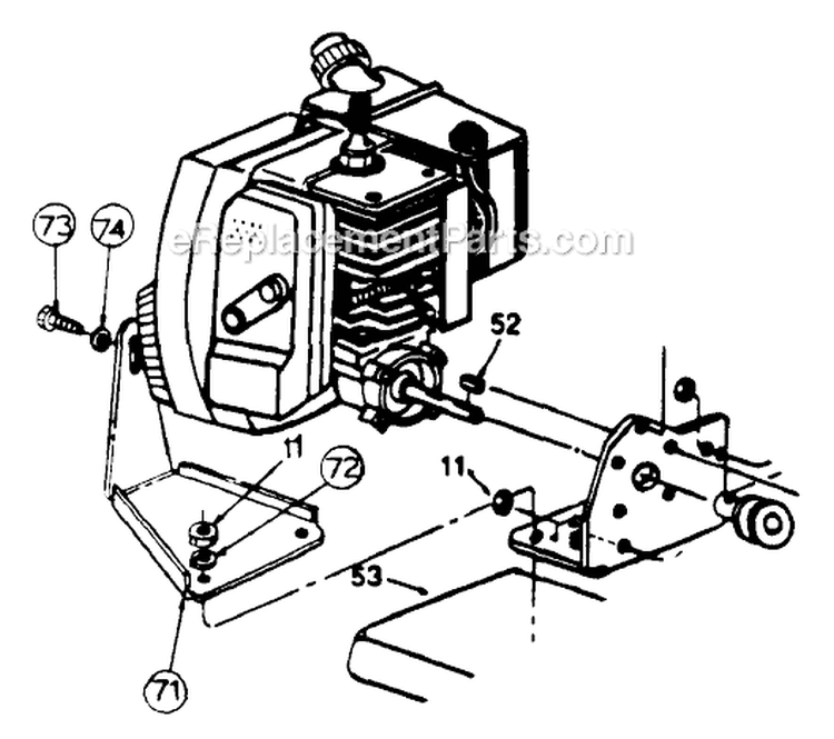 Page C Diagram and Parts List for 212-020-192 1992 MTD Tiller