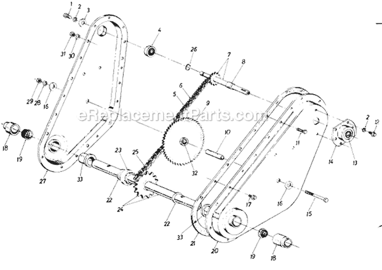 Page A Diagram and Parts List for 215-310-000 1985 MTD Tiller