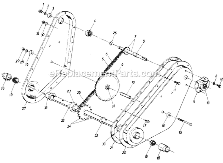 Page A Diagram and Parts List for 216-320-513 1986 MTD Tiller