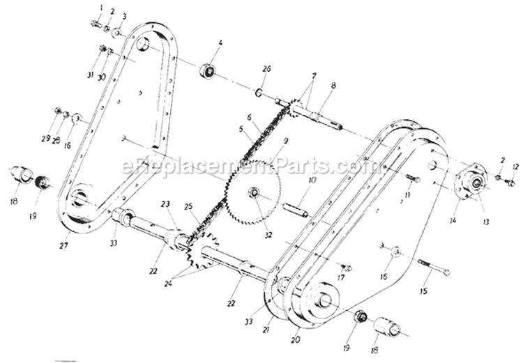 Page A Diagram and Parts List for 21700-7 1987 MTD Tiller