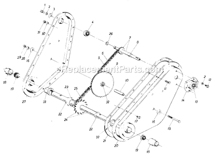 Page A Diagram and Parts List for 21700C 1986 MTD Tiller
