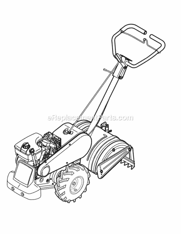 Page I Diagram and Parts List for 21AB45M8704 2012 MTD Tiller