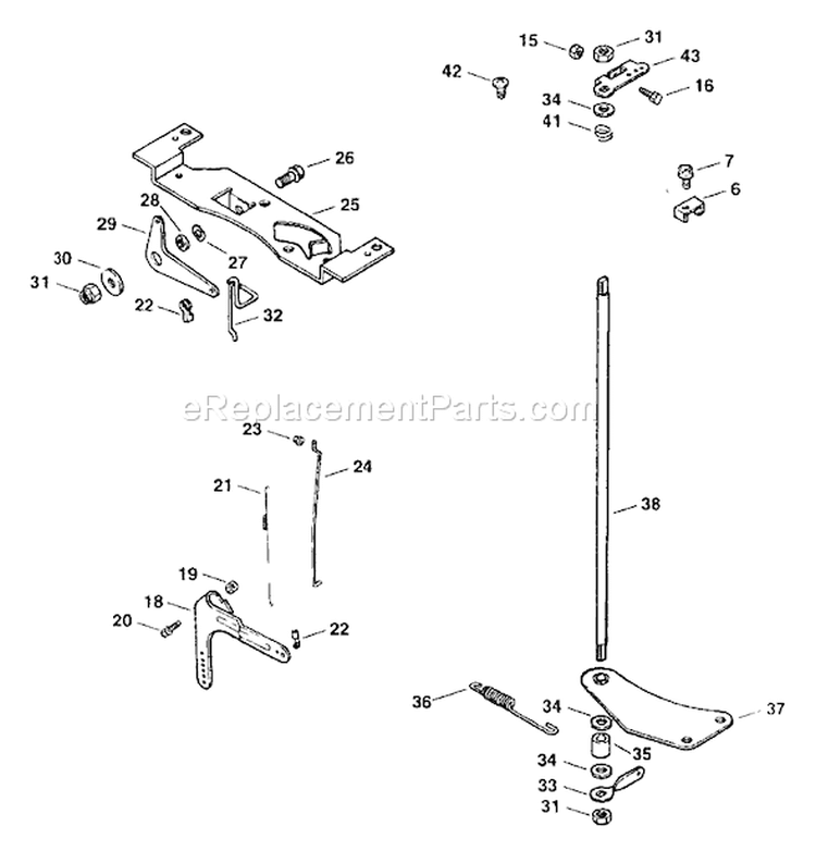 Page K Diagram and Parts List for 2260F 55AF3B7J195 MTD Lawn Mower