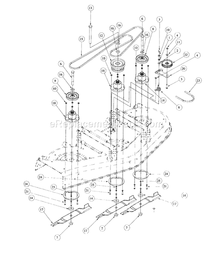 Page C Diagram and Parts List for 2260F 55AF3B7J195 MTD Lawn Mower