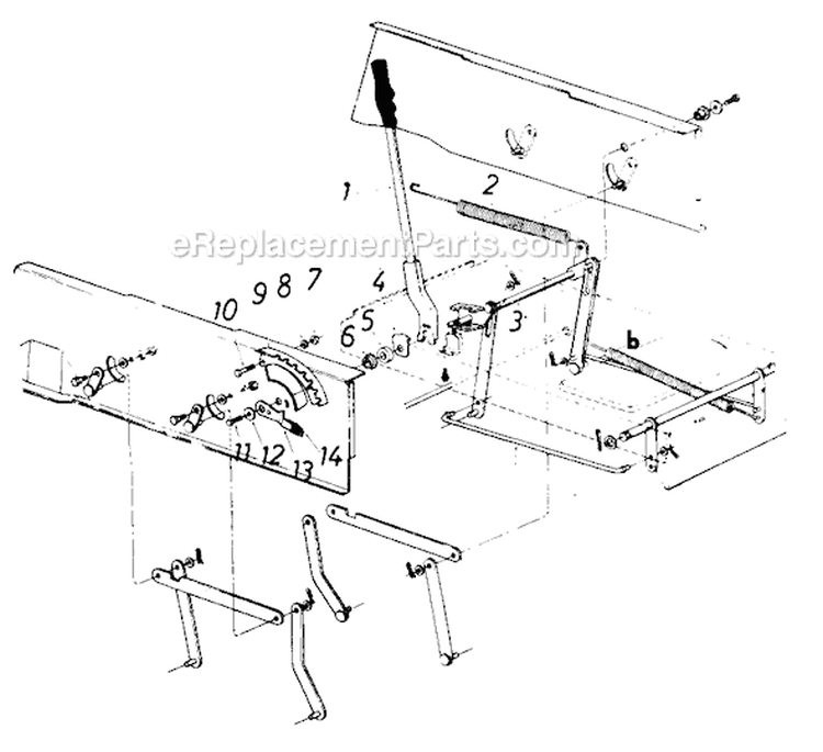 Page L Diagram and Parts List for 246-692-122 1986 MTD Lawn Tractor