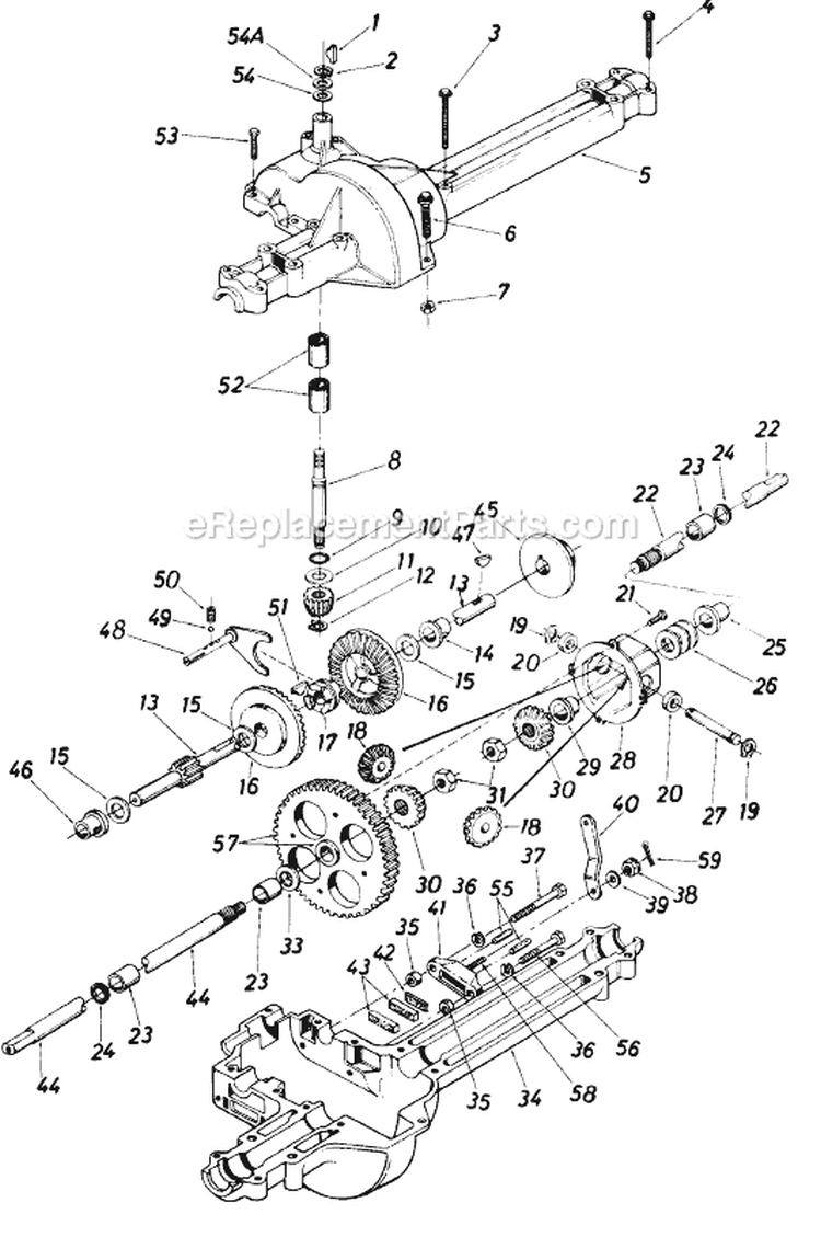 Page N Diagram and Parts List for 246-692-122 1986 MTD Lawn Tractor