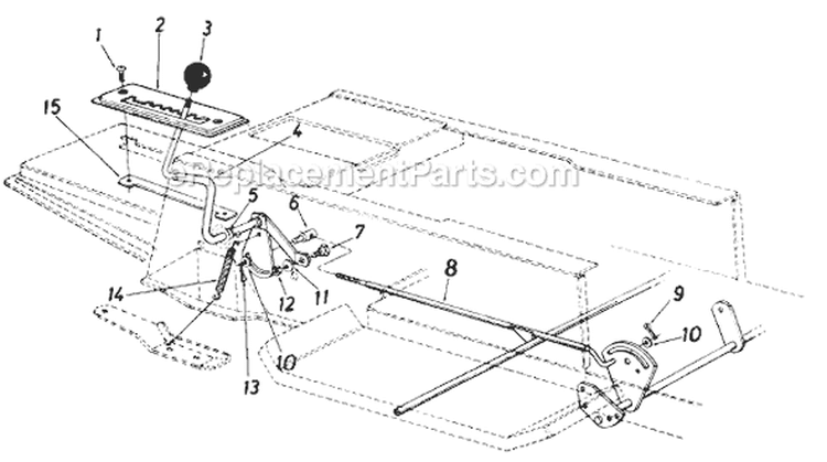 Page I Diagram and Parts List for 246-692-122 1986 MTD Lawn Tractor