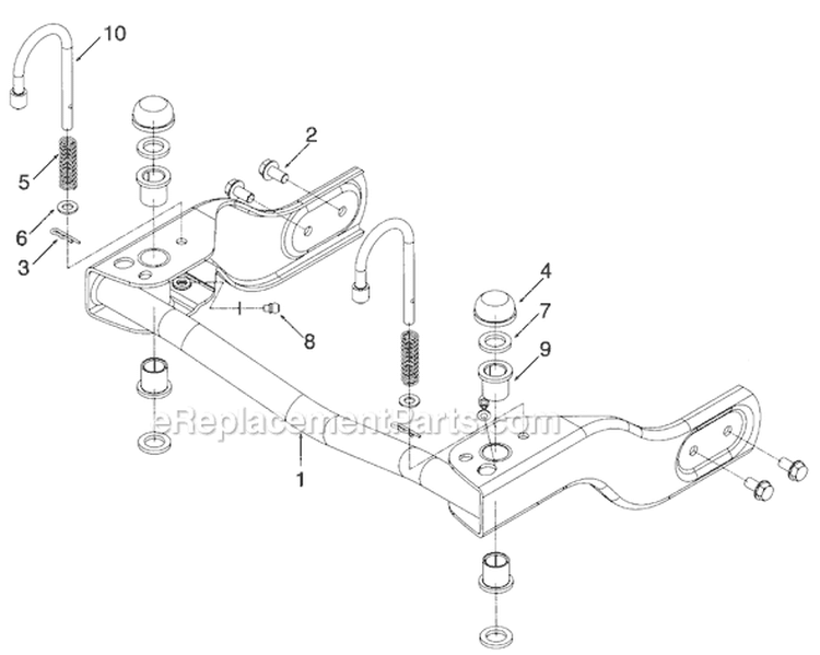 Page D Diagram and Parts List for 247-103A134 1997 MTD Chipper Shredder