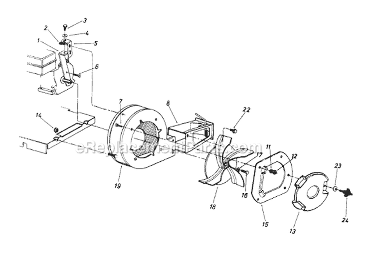 Page A Diagram and Parts List for 247-652C131 1997 MTD Leaf Blower / Vacuum