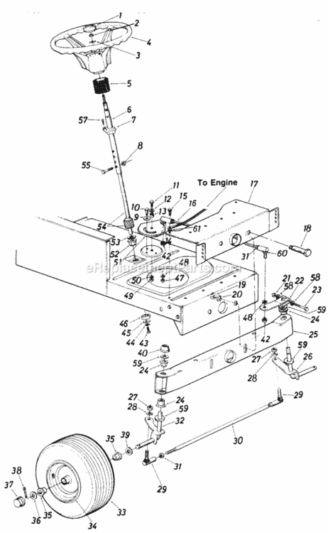 Parts Diagram and Parts List for 248-604-111  MTD Lawn Tractor