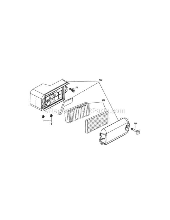 Page A Diagram and Parts List for 24BF51MM004 2011 MTD Log Splitter