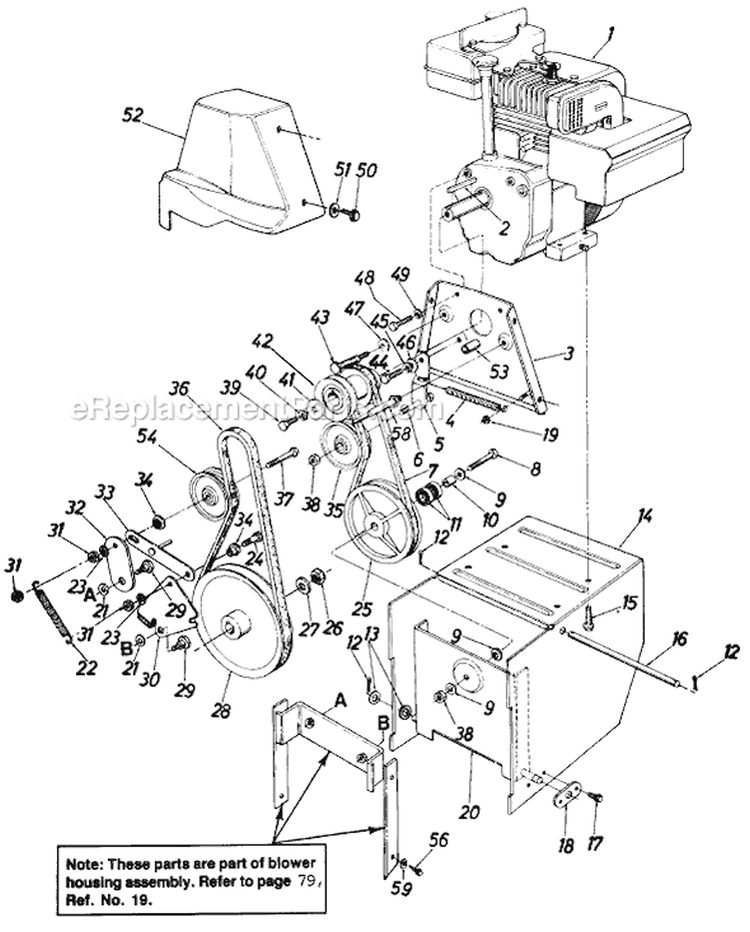 Page C Diagram and Parts List for 251-586-019/823-101 1991 MTD Edger