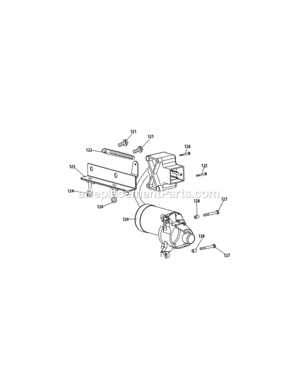 265-Su-11_Starter Diagram and Parts List for 265-SU-11  MTD Engine