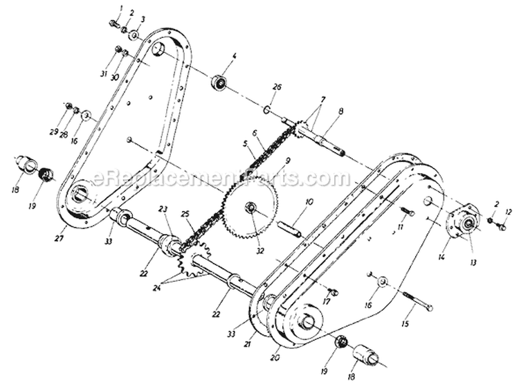 Page A Diagram and Parts List for 310-014 1987 MTD Tiller