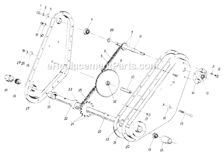 Page A Diagram and Parts List for 310-102 1988 MTD Tiller