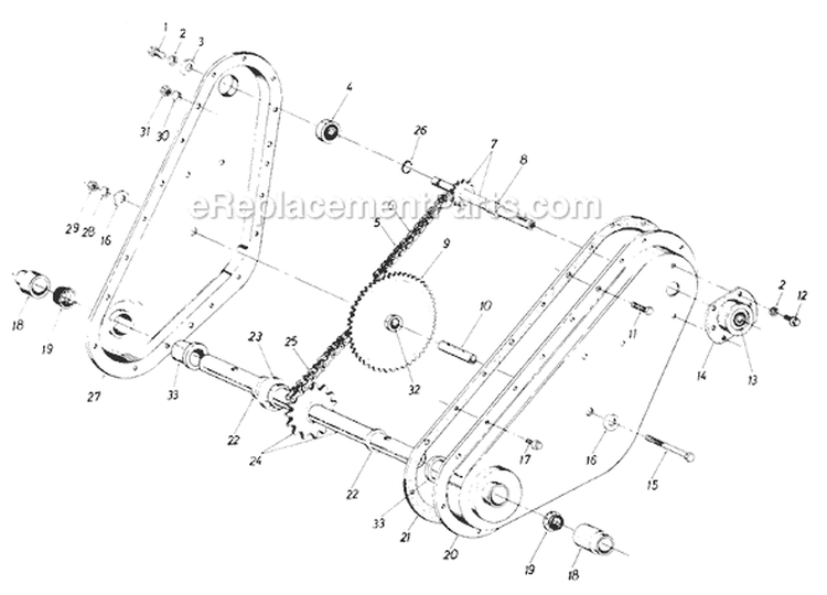 Page A Diagram and Parts List for 310-206 1989 MTD Tiller