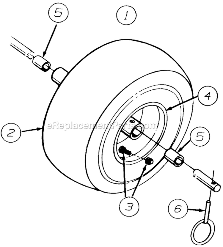 Page E Diagram and Parts List for 315E641E000 1995 MTD Snow Blower