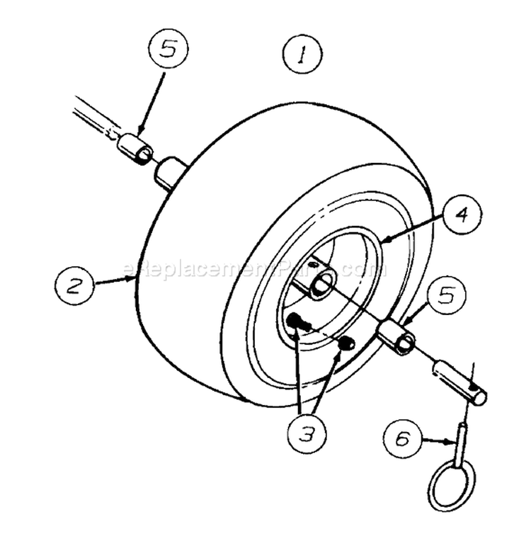 Page F Diagram and Parts List for 316-611D372 26274 -1996 MTD Snow Blower