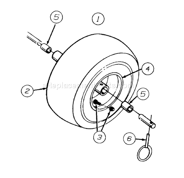 Page F Diagram and Parts List for 316-641E118 1996 MTD Snow Blower