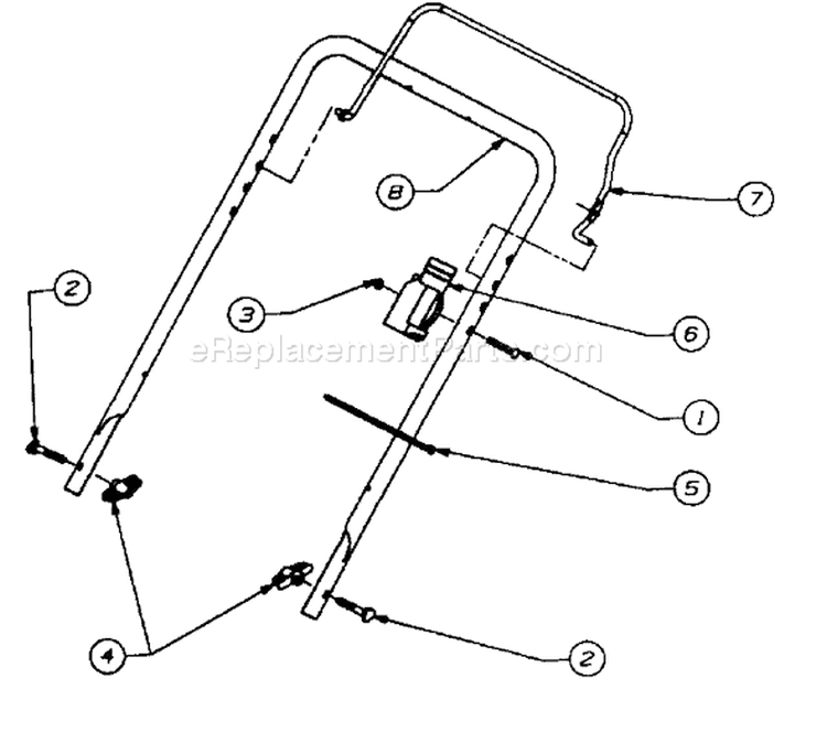 Page D Diagram and Parts List for 316-140-352 TMO-3525203 -1996 MTD Snow Blower