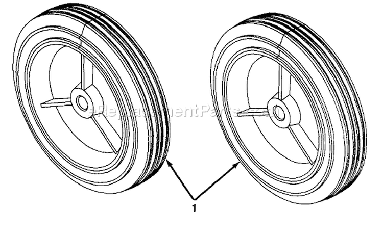 Page E Diagram and Parts List for 316-140-352 TMO-3525203 -1996 MTD Snow Blower