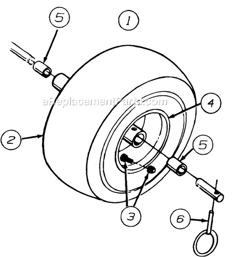 Page F Diagram and Parts List for 316E610E000 1996 MTD Snow Blower