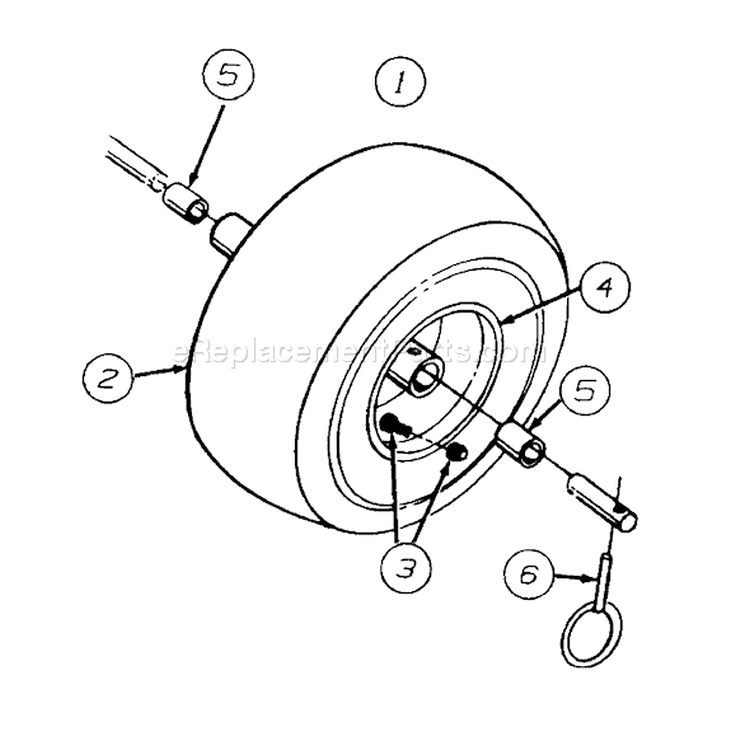 Page F Diagram and Parts List for 316E640F352 1996 MTD Snow Blower