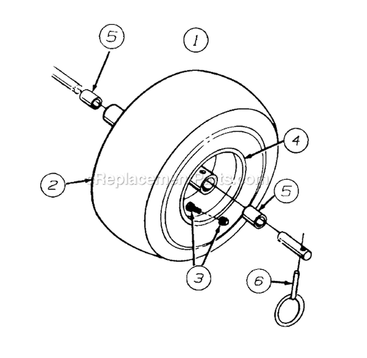 Page F Diagram and Parts List for 316E640F057 1996 MTD Snow Blower